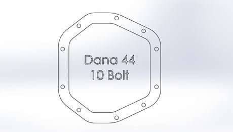 Couvercle de différentiel aFe 97-18 Jeep Wrangler (TJ/JK) UNIQUEMENT Essieu Dana 44 avant ou arrière (série Pro)