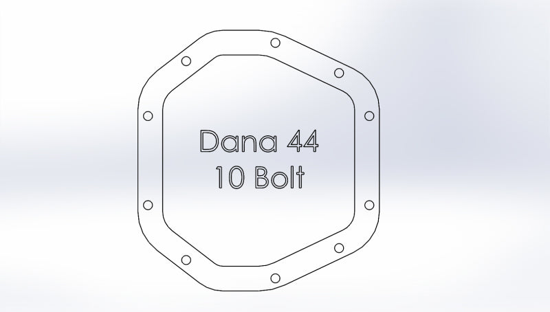 Couvercle de différentiel aFe 97-18 Jeep Wrangler (TJ/JK) UNIQUEMENT Essieu Dana 44 avant ou arrière (série Pro)