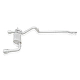 Échappement Catback pour Jeep Wrangler 2012-17 en acier inoxydable