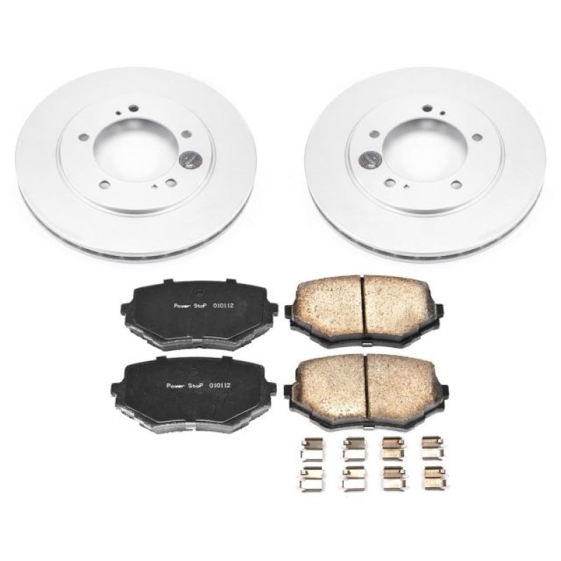 Kit de freins avant Power Stop 00-05 Suzuki Grand Vitara Z17 Evolution Geomet avec revêtement