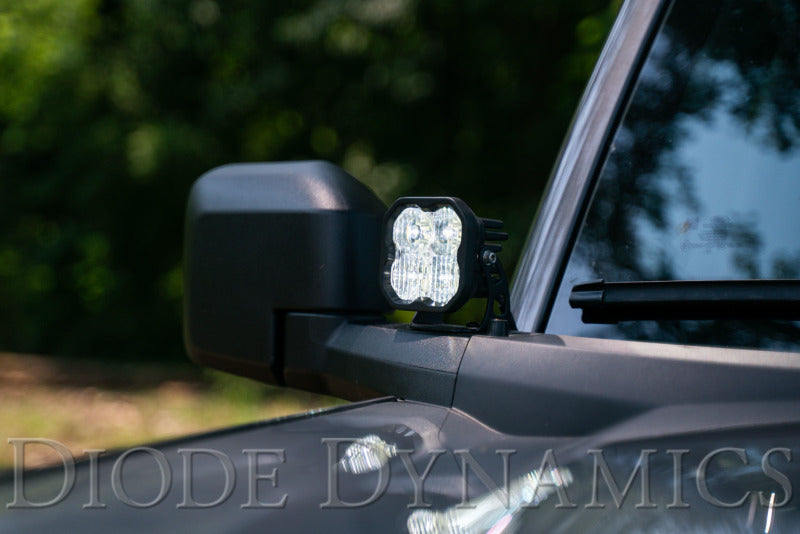 Kit de feux de fossé à DEL Diode Dynamics 2021 pour Ford Bronco SS3 - Combo Pro jaune