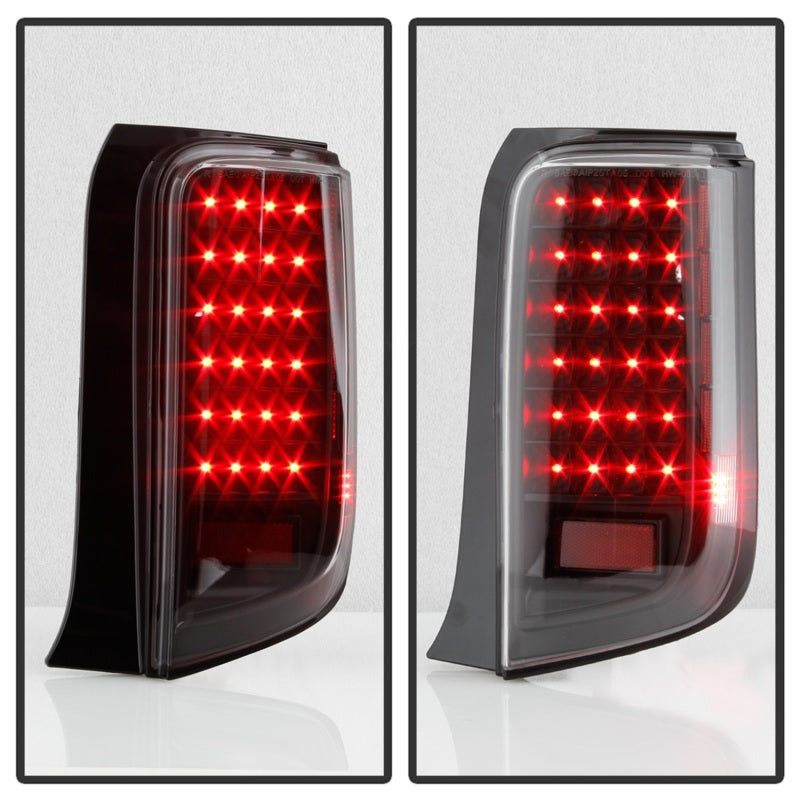 Xtune Scion Xb 08-10 LED Tail Lights Black ALT-ON-TSXB08-LED-BK