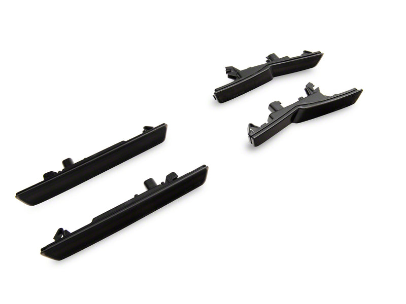 Feux de position latéraux à LED Raxiom 18-23 Dodge Challenger Widebody Axial Series avant et arrière - Fumés