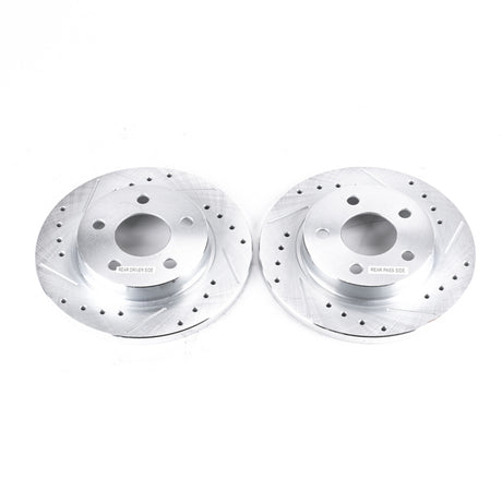 Disques de frein arrière Power Stop 93-05 Ford Taurus Evolution percés et fendus - Paire