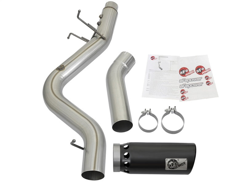 Système d'échappement en acier aluminisé aFe ATLAS 5 pouces DPF-Back pour camions diesel GM 2017 V8 6,6 L (td) L5P