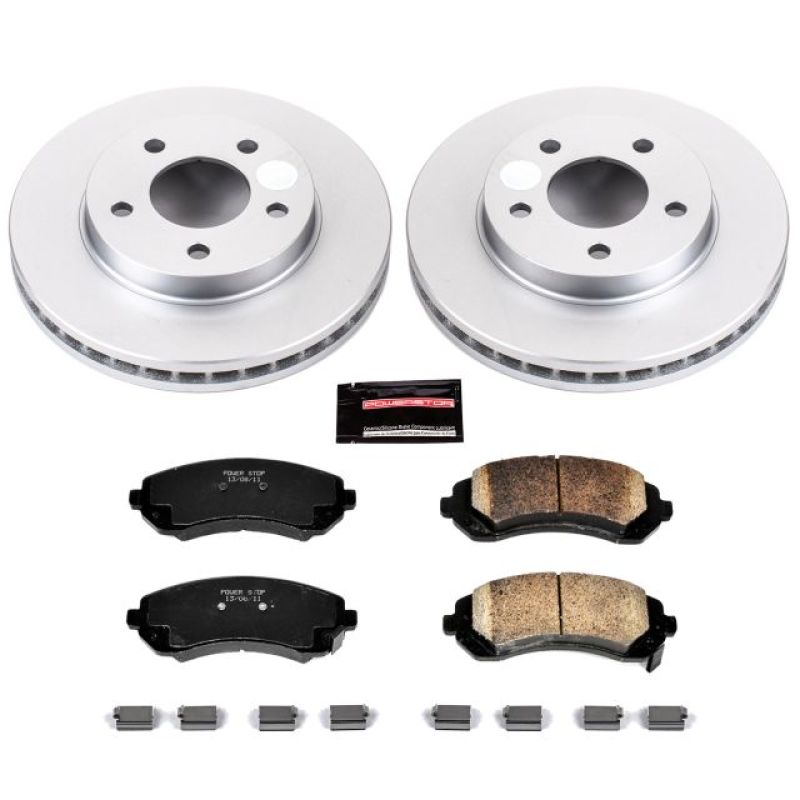 Power Stop 02-07 Buick Rendezvous Front Z17 Evolution Geomet Coated Brake Kit