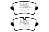 Plaquettes de frein arrière EBC 11 Audi A6 2.0 Turbo Yellowstuff