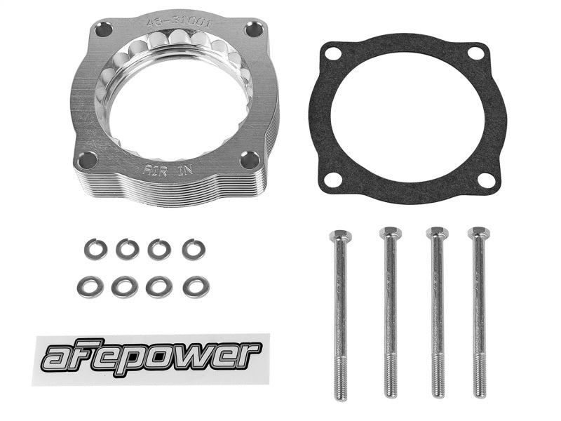 Entretoise de corps de papillon aFe Silver Bullet N62 uniquement BMW (E53) 04-09 série 5 (E60) 04-09 série 6 (E63/64)