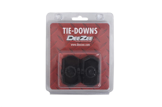 Deezee Universal Cargo Management Hex Channel Tie Downs (Black)