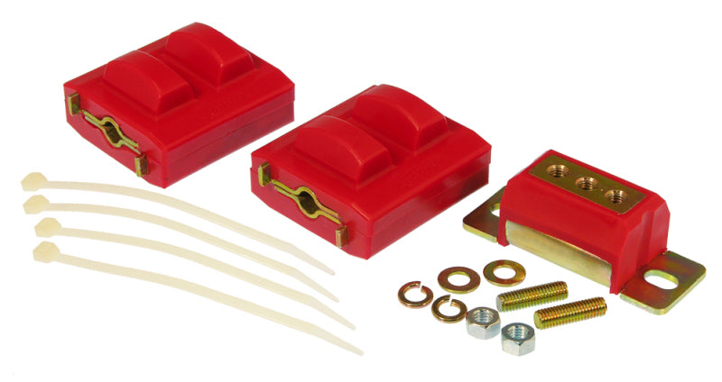 Kit de montage de moteur et de transmission Prothane GM - Rouge