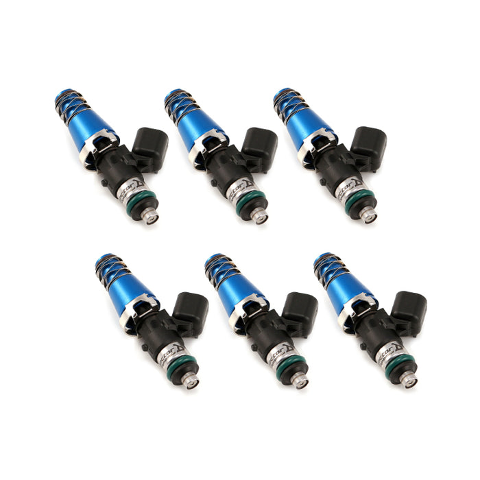 Injecteurs Dynamics 1340cc - Longueur 60 mm - Partie supérieure bleue 11 mm - Joint torique inférieur 14 mm (lot de 6)