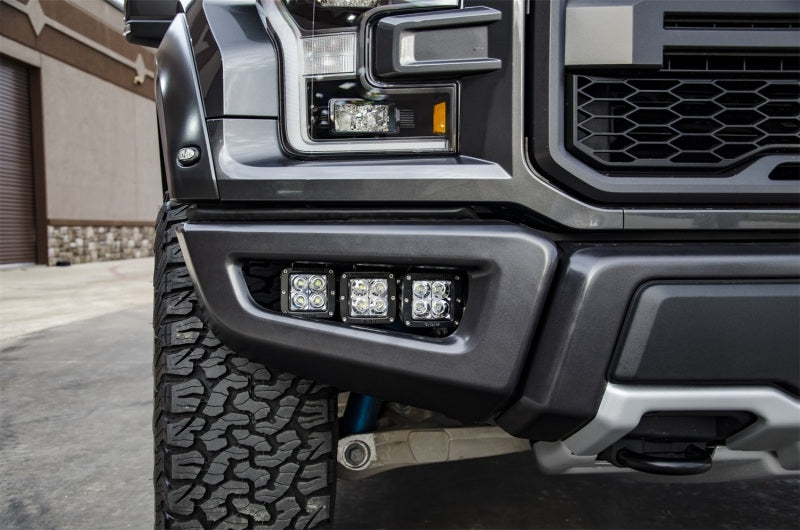 N-Fab LBM Bumper Mounts 2017 Ford Raptor - Tex. Black