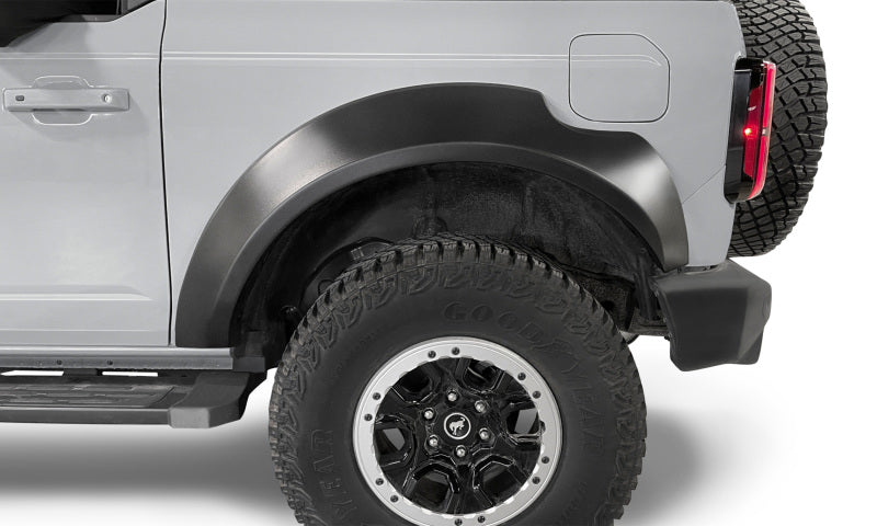 Élargisseurs d'aile Bushwacker 21-22 Ford Bronco (2 portes) de style Extend-A-Fender - 4 pièces lisses