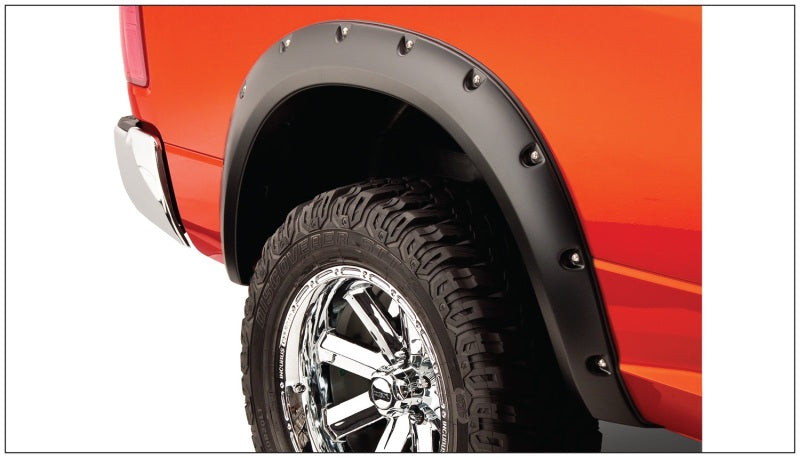 Bushwacker 09-18 Dodge Ram 1500 Fleetside Pocket Style Flares 4 pièces 67,4/76,3/96,3 pouces - Noir