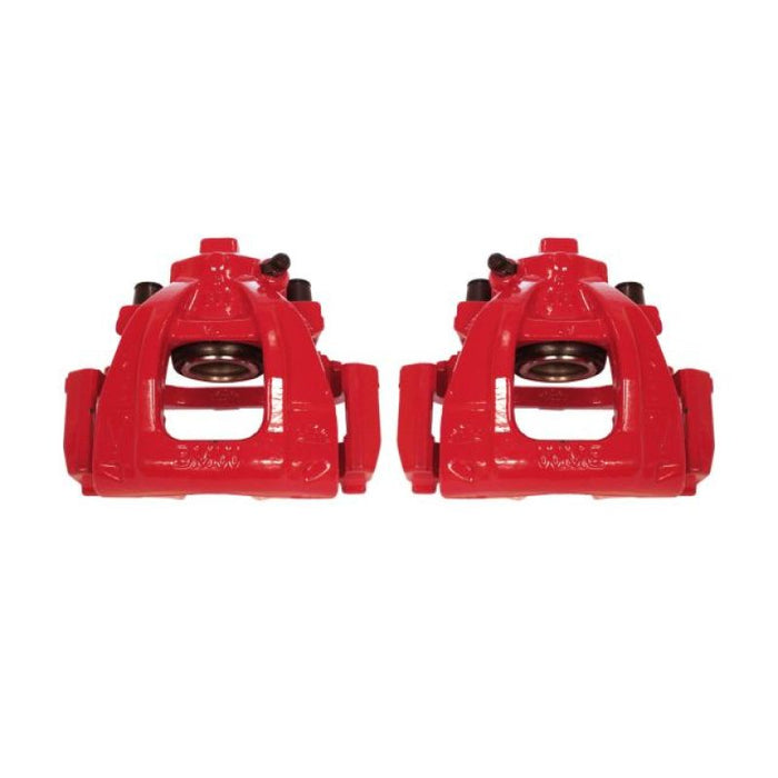 Étriers avant rouges Power Stop 02-06 Mini Cooper avec supports - Paire