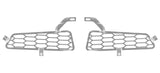 Putco 15-20 Ford F-150 Raptor - Hex Style - Polished SS Bumper Grille Inserts