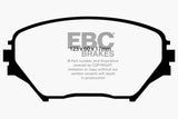 Plaquettes de frein avant EBC 01-03 Toyota RAV 4 2.0 Greenstuff