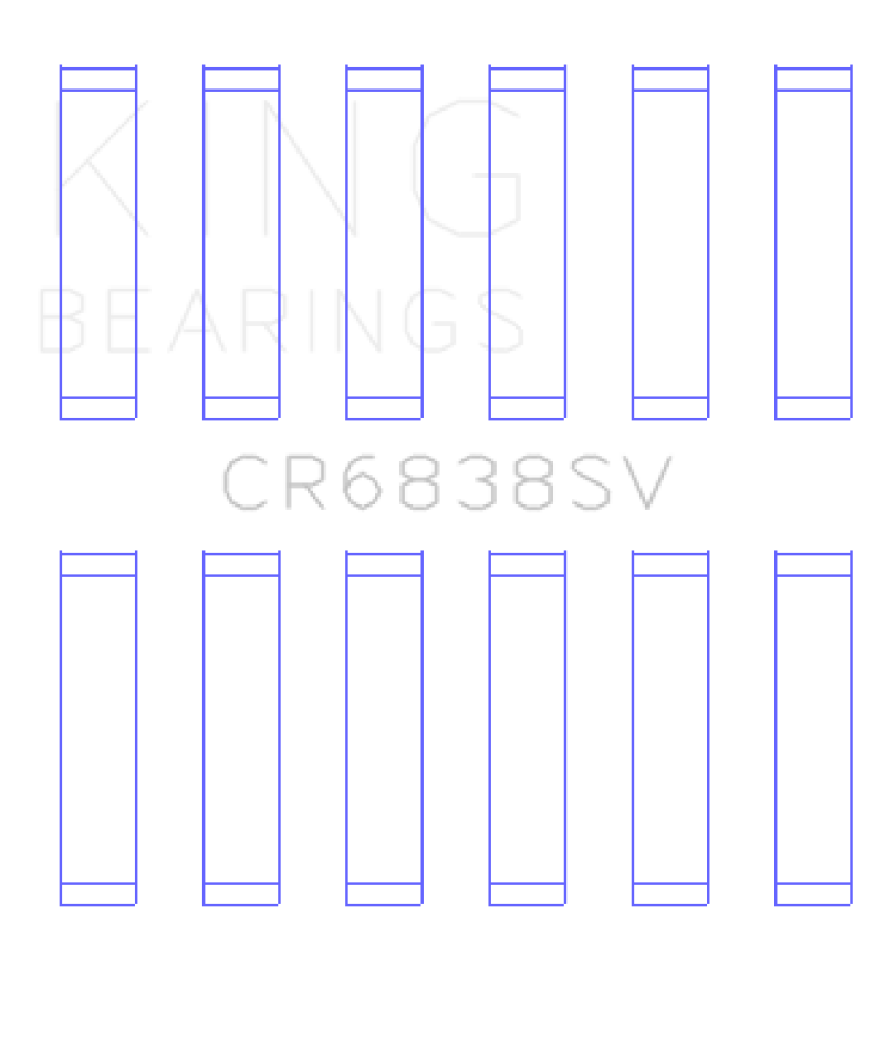 Roulement de bielle de remplacement pour King Land Rover 2.7L TDV6 Sputter