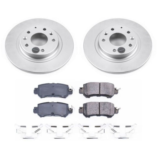 Power Stop 16-18 Mazda CX-3 Rear Z17 Evolution Geomet Coated Brake Kit