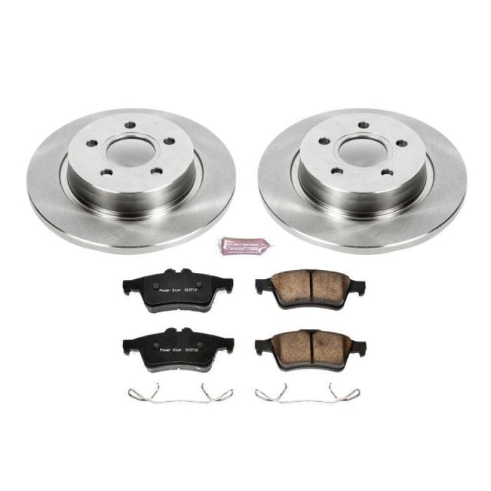 Kit de freins arrière Power Stop Autospecialty pour Volvo C30 08-13