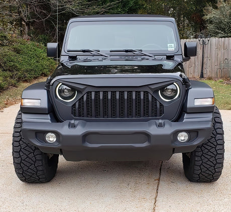 Oracle Oculus Bi-LED Projector Headlights for Jeep JL/Gladiator JT - Matte Blk - 5500K