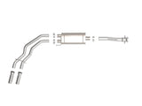 Échappement Cat-Back aFe Rebel 3 pouces 409 SS 2021 Ford F-150 V6 2,7 L/3,5 L (tt)/V8 5,0 L avec embouts polis