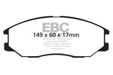 Plaquettes de frein avant EBC 08-10 Kia Sorento 3.3 Greenstuff