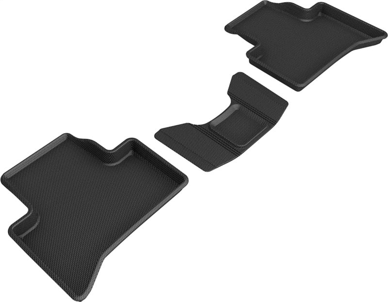 Tapis de sol 3D MAXpider 18-21 Alfa Romeo Stelvio / Stelvio Quadrifoglio Kagu 2e rangée - Noir