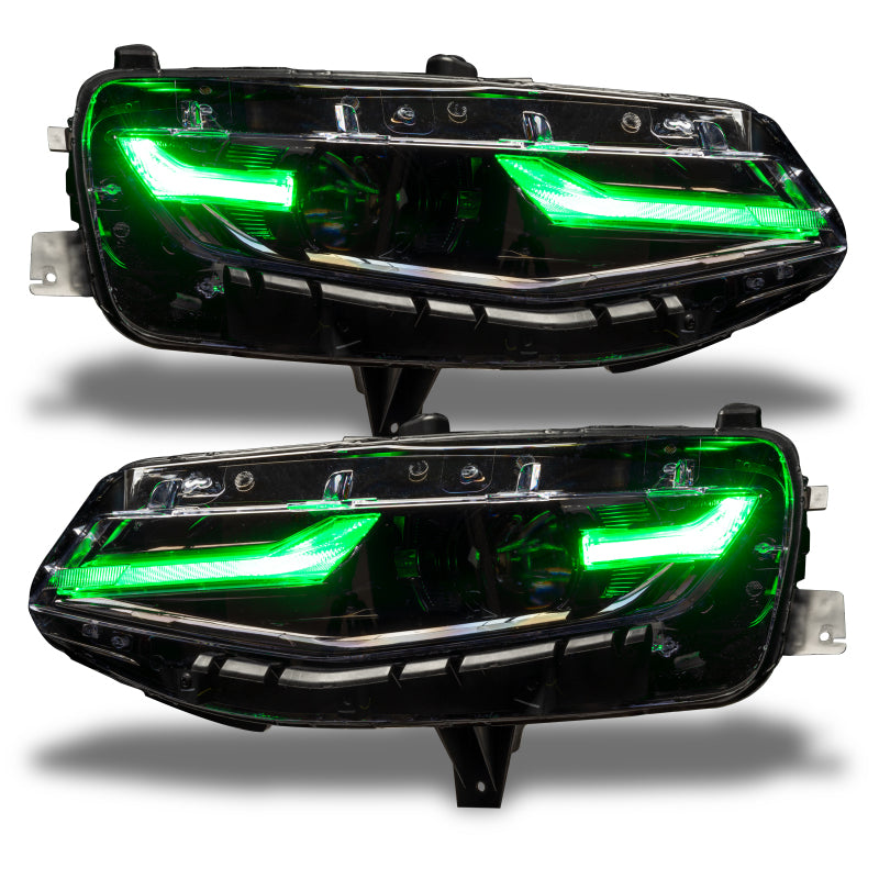 Kit de phares DRL Oracle 19-21 Chevy Camaro LS/LT RGB+A - ColorSHIFT avec contrôleur BC1 VOIR LA GARANTIE
