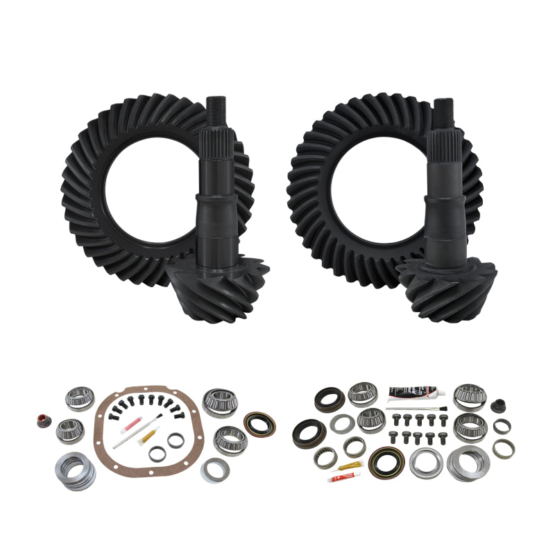 Yukon Gear & Install Kit Package for 09-14 Ford F150 8.8in Front & Rear 4.88 Ratio