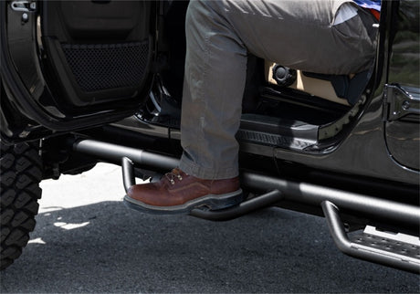 Jeep Wrangler JK 4DR N-Fab RS Nerf Step 07-18 - Pleine longueur - Tex. Noir