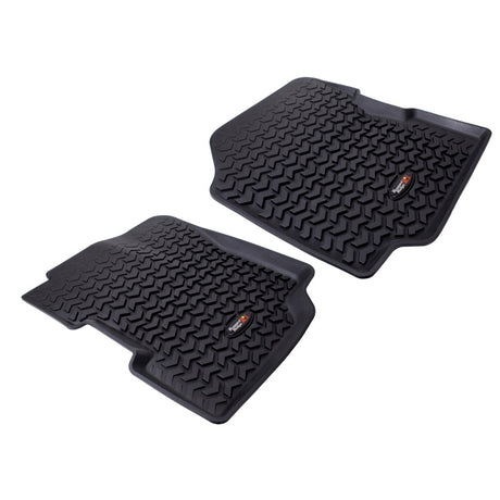 Revêtement de sol avant Rugged Ridge noir pour Jeep CJ-5 1976-1983