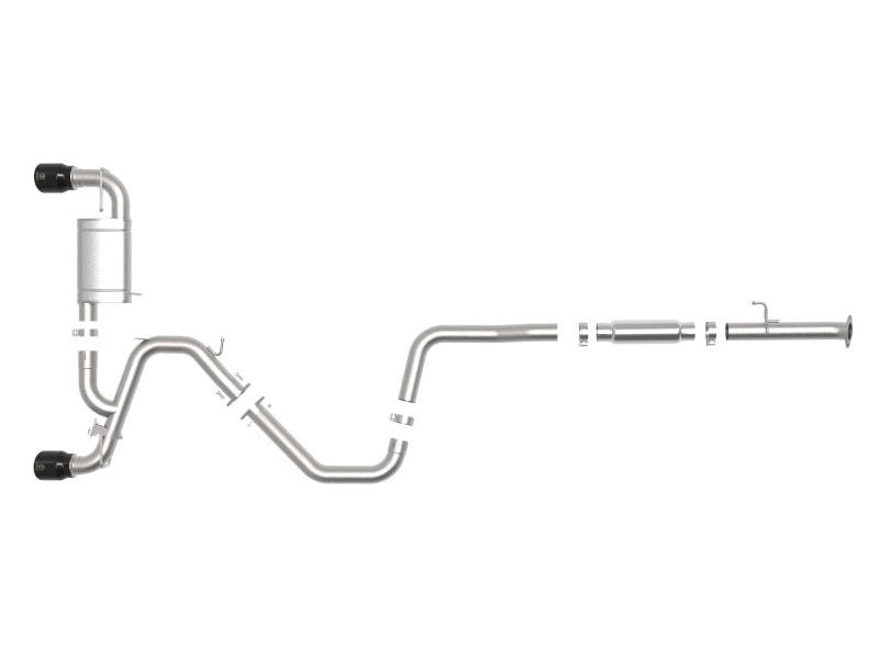 aFe Hyundai Veloster N 21-22 L4-2.0L (t) Système d'échappement Takeda Cat-Back - Embouts noirs