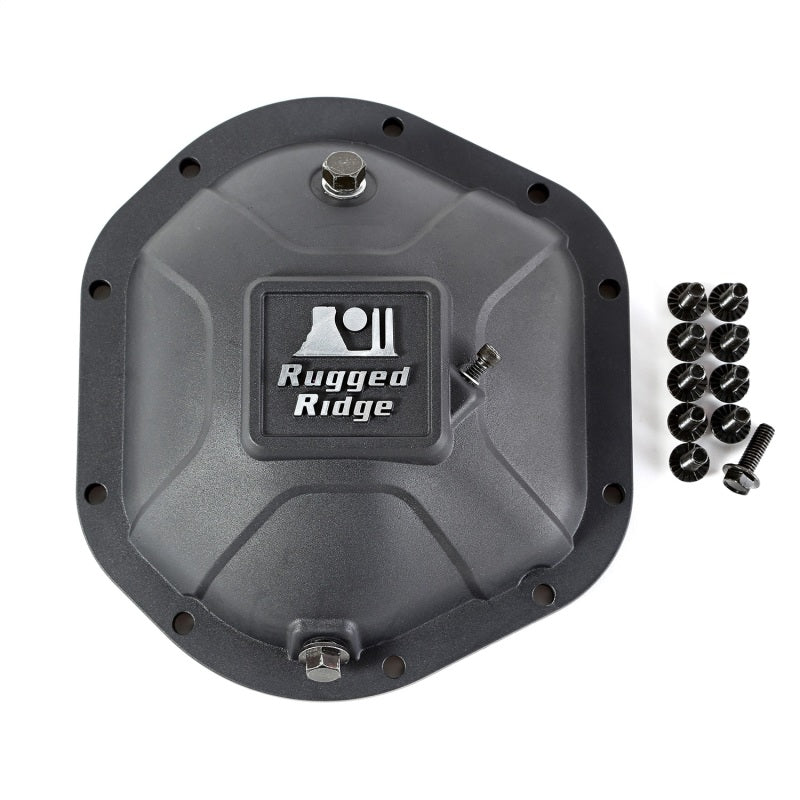 Cache différentiel en aluminium Rugged Ridge Boulder Dana 44 noir