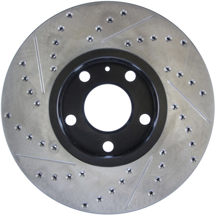 Rotor avant gauche rainuré et percé StopTech 96-7/04 Audi A4 / 95-01 A6 / 7/98-05 VW Passat