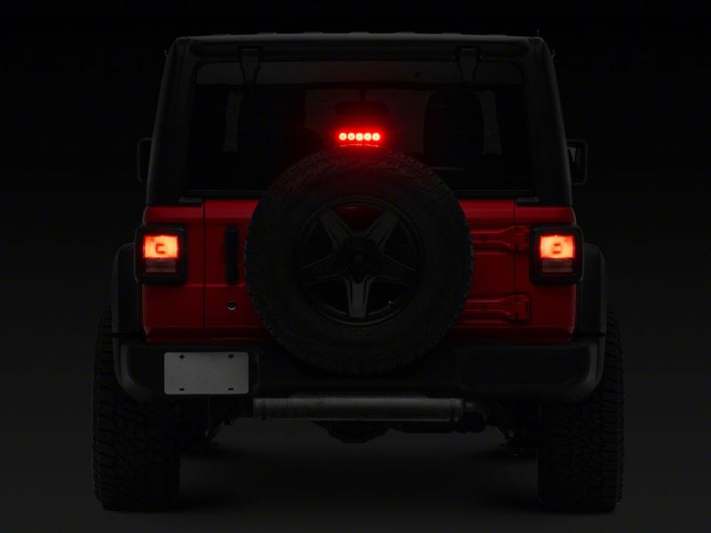 Troisième feu stop à LED Raxiom 18-23 Jeep Wrangler JL Axial Series - Rouge