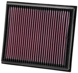 Filtre à air de rechange K&amp;N pour Opel / Vauxhall / Saab 11,375 pouces O/SL x 10,125 pouces O/SW x 1,625 pouces H