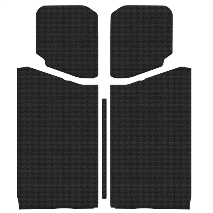 Tapis de toit pour Jeep Wrangler JL 2 portes DEI 18-23 - 5 pièces - Noir