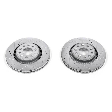 Disques de frein avant Power Stop 05-07 Ford Five Hundred Evolution percés et fendus - Paire