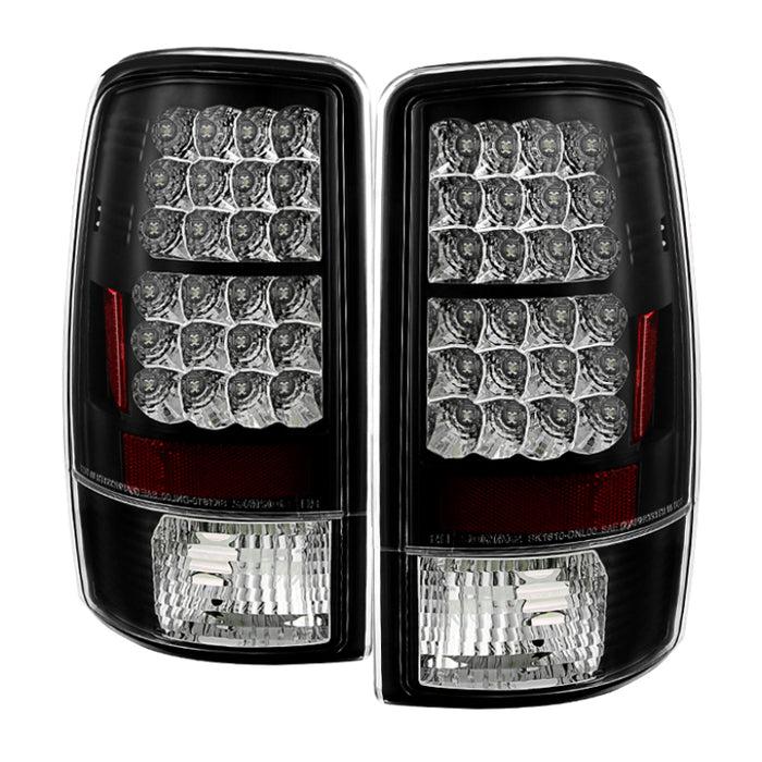 Feux arrière à DEL Spyder Chevy Suburban/Tahoe 1500/2500 00-06/GMC Yukon Noir ALT-YD-CD00-LED-BK