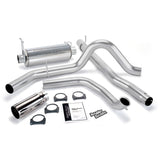 Système d'échappement Banks Power 00-03 Ford 7.3L / Excursion Monster - Échappement simple SS avec embout chromé