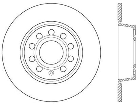 Disque de frein sport fendu et percé StopTech