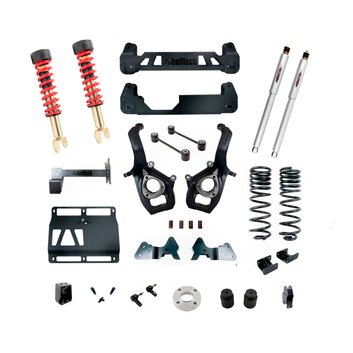 Kit de levage Belltech 2019+ Dodge RAM 1500 2WD/4WD 6-8 po avec ressorts hélicoïdaux/amortisseurs