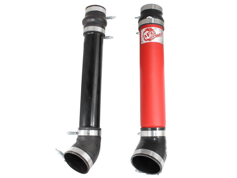 Tube de refroidisseur intermédiaire aFe Bladerunner côté froid 3,5 po 94-02 Dodge Trucks 5,9 L - Rouge