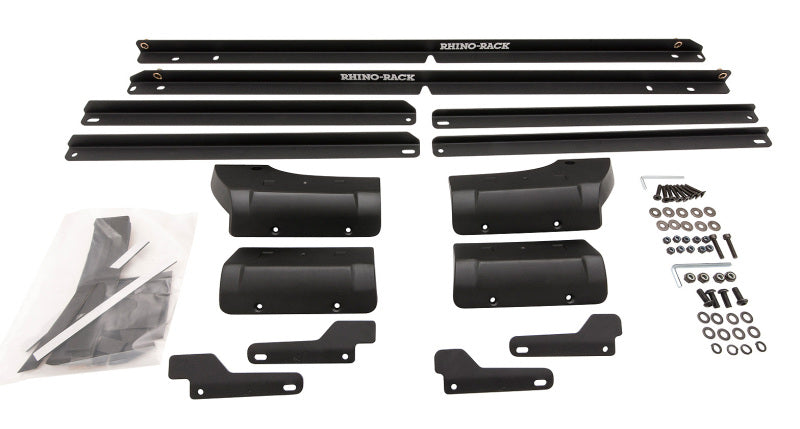 Système de montage Rhino-Rack pour Jeep Wrangler JK 2 portes 07-18 avec 2 bases