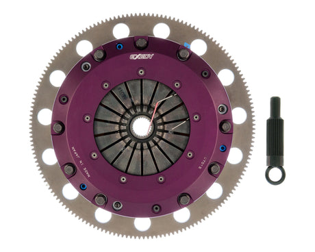 Embrayage à disque central à ressort Exedy 1996-2016 Ford Mustang V8 Hyper Twin en céramique, type à poussoir, 8 boulons