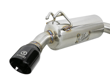 Échappement aFe Takeda 3 po à 2,5 po 304 SS C/B 08-15 Mitsubishi Lancer EVO I4-2.0L (t) - Embouts noirs