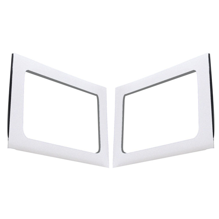 DEI 11-18 Jeep Wrangler JK 4 portes Boom Mat Garniture de lunette arrière - 2 pièces - Blanc