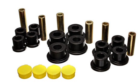 Ensemble de bagues de ressort à lames arrière noires Energy Suspension 02-05 Dodge Ram 1500 2WD