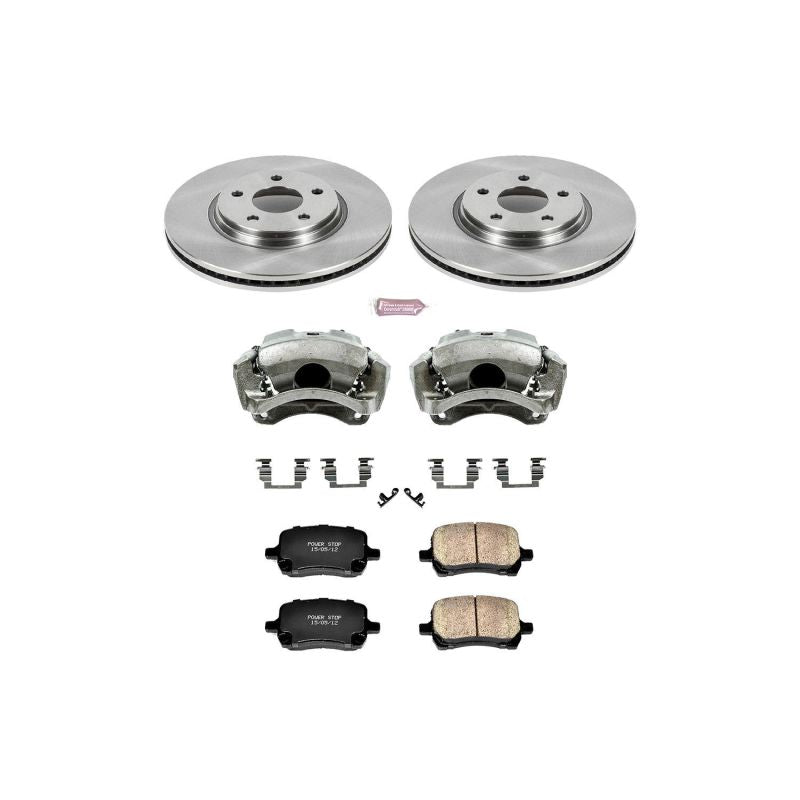 Kit de freins avant Autospecialty Power Stop 09-12 Chevrolet Malibu avec étriers